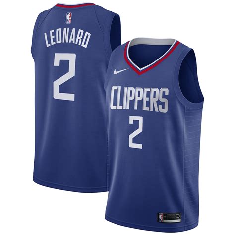 Nike Kawhi Leonard La Clippers Blue 201920 Swingman Jersey Icon Edition