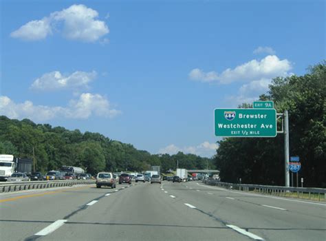 New York Aaroads Interstate 287 East Cross Westchester Expressway