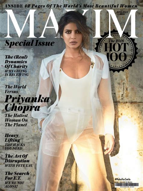 Priyanka Chopra In Maxim Magazine India Junejuly 2018 Hawtcelebs