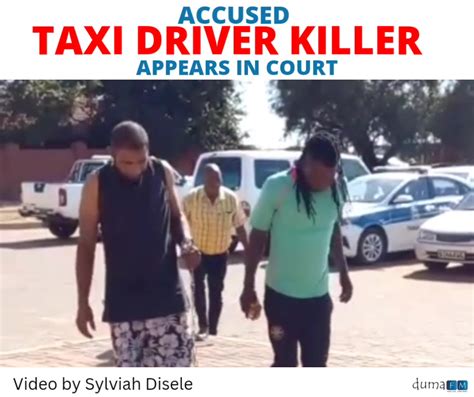 Man Accused Of Murdering A Taxi Driver In Molepolole Arriving In Court Earlier This Morning By