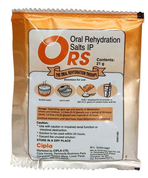 Trioral ors rehydration powder provides more hydration and electrolytes with less calories than the average sports drink. ORS 21GM SACHET ( CIPLA ) - Buy ORS 21GM SACHET Online at ...