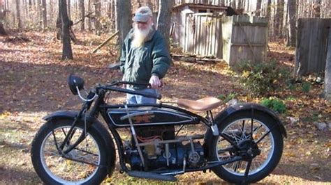 1924 Four Cylinder Deluxe Henderson Motorcycle Unrestored