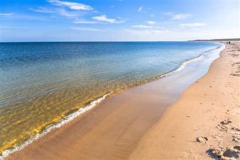 Beautiful Beach Of Baltic Sea In Gdansk Poland Stock Photo Image Of Coast Leisure