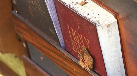 Bibles Undamaged After Fire Rips Through Church Youtube