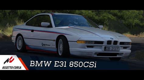 Assetto Corsa BMW E31 850CSi Gunma Gunsai Touge LINKS YouTube