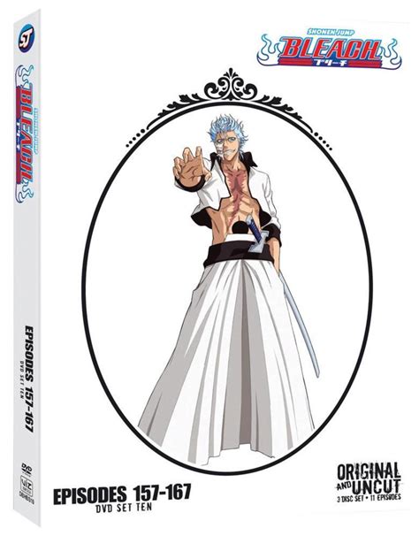 Viz Media Bleach Uncut Set 10 Eps 157 167 Dvd Collectors Anime Llc