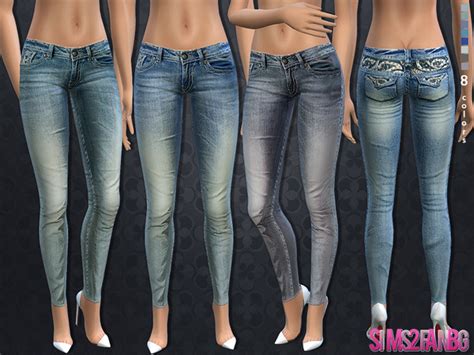 Skinny Jeans 60 By Sims2fanbg At Tsr Sims 4 Updates