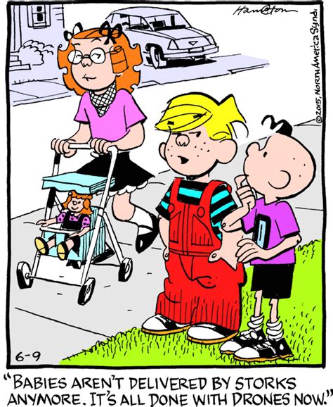 dennis the menace for 6 9 2015 funny cartoon pictures comic pictures comic pics newspaper