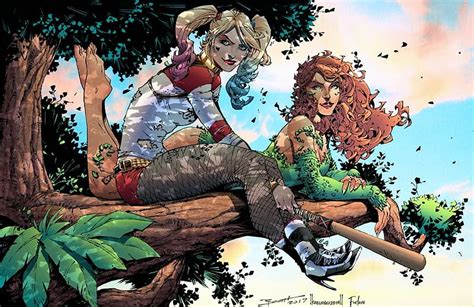 Harley Quinn And Poison Ivy Wallpaper