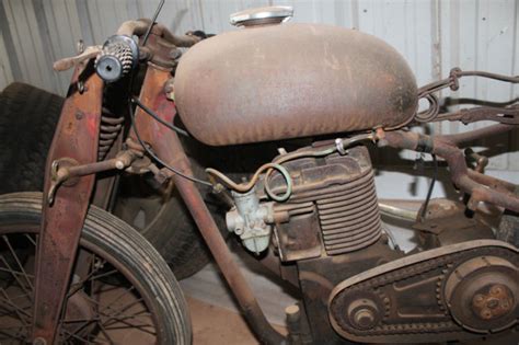 1948 Steyr Daimler Puch Motorcycle With Mustang Engine