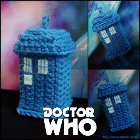 Tiny Crochet Tardis Crochet Tardis Doctor Who Crochet Crochet Geek