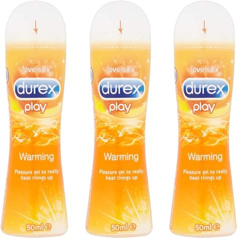 3 X Durex Play Warming 50ml Uk Health And Personal Care