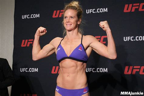 Holly Holm Ufc 208 Official Weigh Ins Mma Junkie