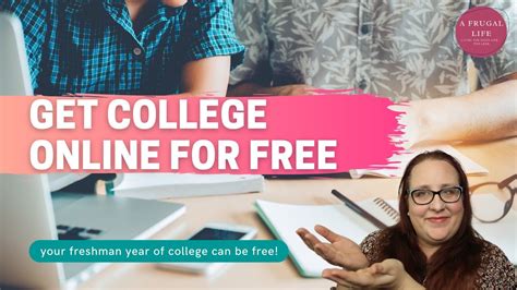 Get Your Online Education Free Free Freshman Year Of College YouTube