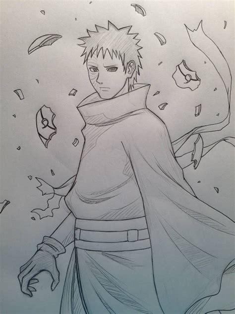 Obito By Jainanaberrie On Deviantart In 2020 Naruto Sketch Naruto