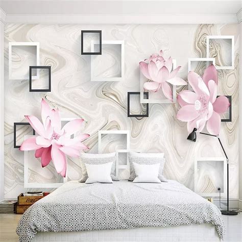 Beautiful 3d Pink Flower Light Shade Wallpaper My Aashis