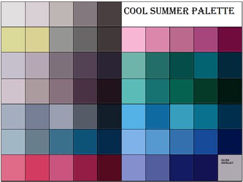 Category True Summer Cool Summer Palette Soft Summer Colors Soft