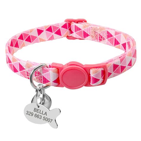 Even the breakaway buckles are made in bright, cheerful colors. Quick Release Kitten Cat Collar Personalized Pet Puppy Cat ...