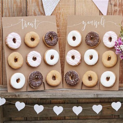 Rustic Donut Wall Pk Weddingcreations Ie