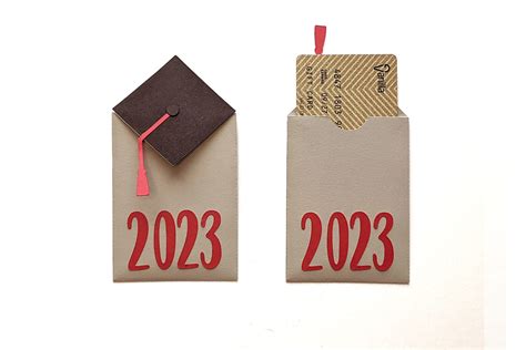 Graduation Cap Gift Card Holder Svg Graphic By Risarocksit Creative Fabrica