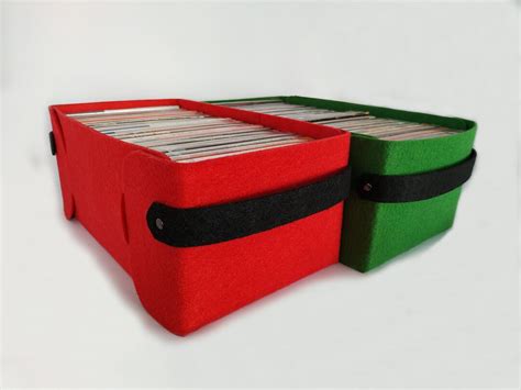 Set Of 2 Dvd Storage Baskets Dvd Storage Bins Felt Storage Boxes