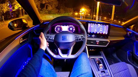 Front seats manual lumbar adjustment. New Seat Leon 2021 - NIGHT POV Test drive & FULL REVIEW ...