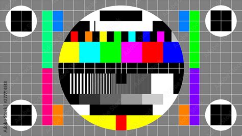 Full Hd Size 169 Television Test Of Stripes Signal Tv Pattern Test