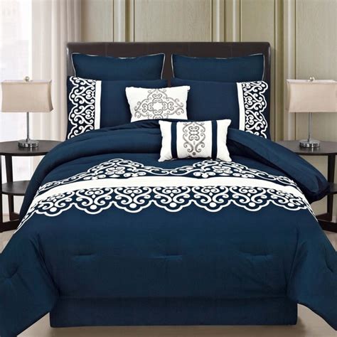 Buy from the range of satin finish cotton, polycotton, cotton bed sheets & bedding ✯ discount range from 30% to 50% ✯ best quality. Shop Symphony Royal Blue 8-piece Comforter Set - Overstock ...