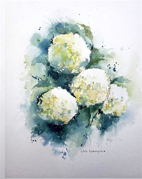 Pin By Ruth Josephson On Art Flowers Hydrangeas Art Painting