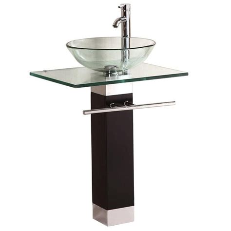 Get the best deals on bathroom vessel sinks when you shop the largest online selection at ebay.com. Shop Bathroom Vanities Wood Pedistal Glass Vessel Sink ...