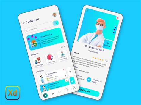 doctor consultation mobile app ui uplabs