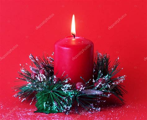 Christmas Candle Decoration Stock Photo By ©photocreo 2032185