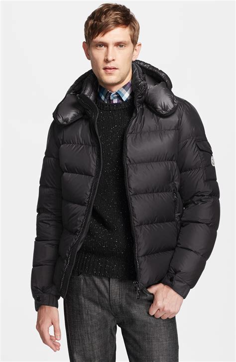 Moncler Hymalay Matte Down Jacket With Gloss Detachable Hood Nordstrom
