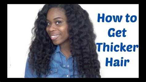 There's one big advantage to having thick hair: How to Get Thicker Hair! - YouTube