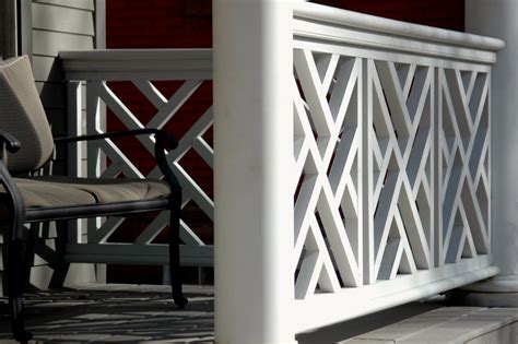 They will vary based on how large each panel is, as well as the materials used to make a railing. Chinese Chippendale Railing - Prop - Traditional - Exterior - Denver - by Chelsea & Meade ...