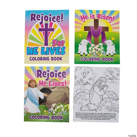 He Lives Easter Story Coloring Books
