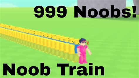 999 Noobs En La Fila De Trenes Noob Train Roblox Juegos Bruno