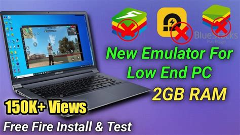 Best New Emulator For Low End PC And Laptop Play Free Fire In 2GB RAM