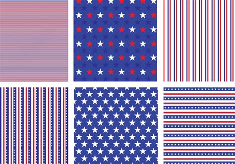 Usa Stars And Stripes Pattern Vector Pack 57128 Vector Art At Vecteezy