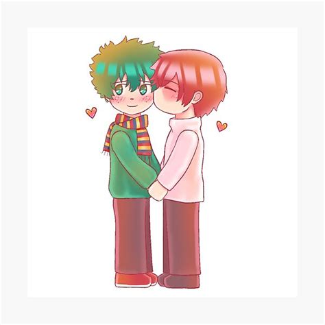 Tododeku Kiss Photographic Print By Incinders Redbubble