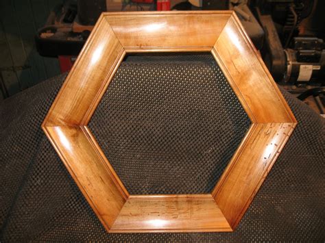 Buy Hand Made Hexagon Frame Made To Order From Andrew Betschman Woodworking