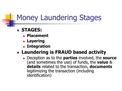 Money laundering became the concern for the banks when regulators imposed heavy fines on banks. PPT - Money Laundering Typologies (O.S.F.I.) PowerPoint Presentation, free download - ID:122792