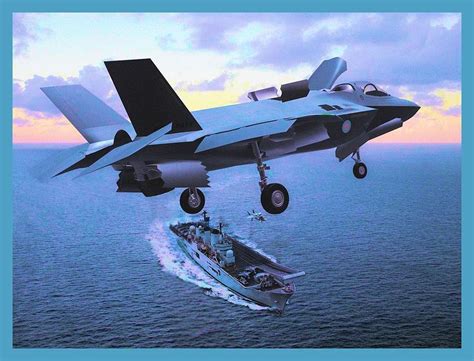 F 35 Joint Strike Fighter On Final Approach To Us Marine Assault