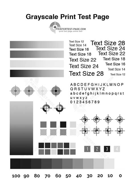 Printer Test Page Black And White Pdf A Comprehensive Guide Printer