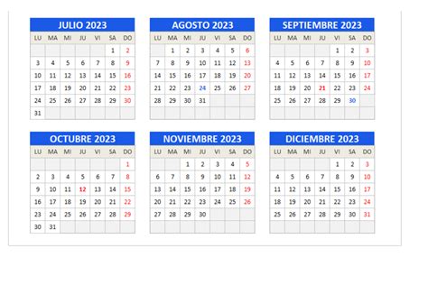 Calendario 2023 Para Imprimir Pdf Word Y Excel Calendariopro Reverasite