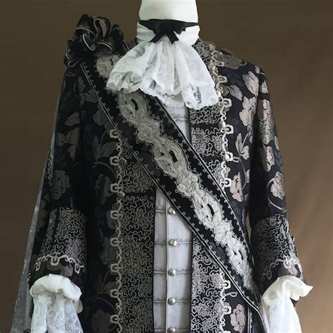 1700 Luis Xiv Baroque Costume For Men Etsy