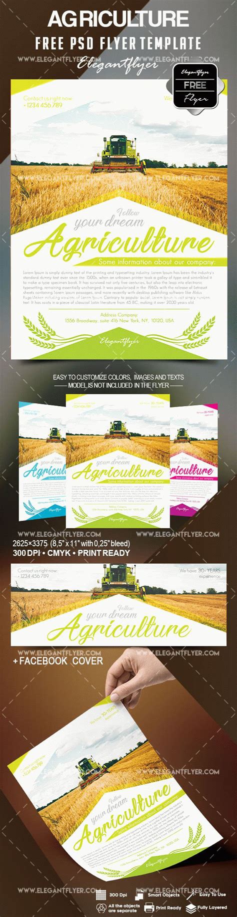 Free Agriculture Flyer Templates On Behance