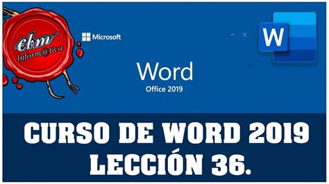 Curso De Word 2019 Desde Cero 36 AÑadir Iconos A Word Youtube