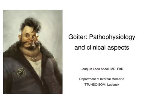 Ppt Goiter Pathophysiology And Clinical Aspects Powerpoint