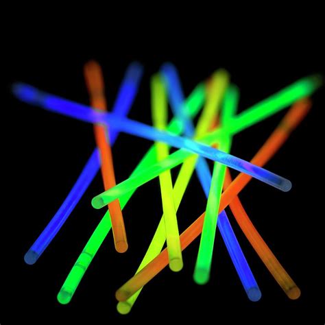 Glow Sticks Photograph By Science Photo Library